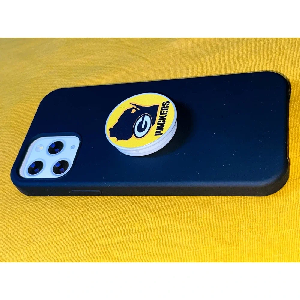 Green Bay Football Pop Up Phone Accessory With Super Strong Glue